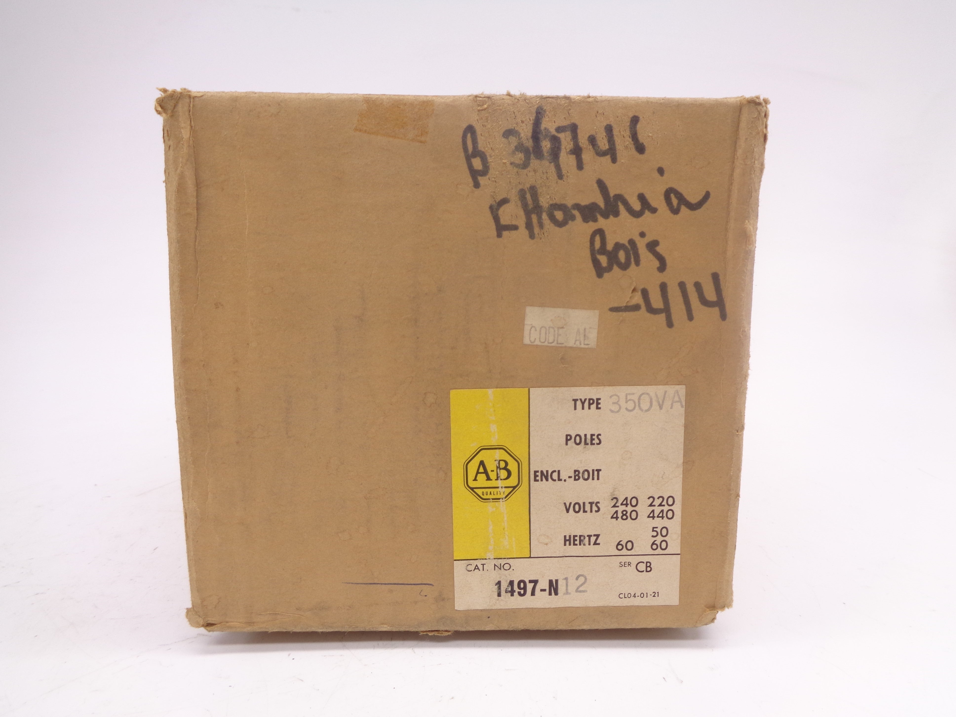 ALLEN BRADLEY 1497-N12 SER. CB (BR/YL) NSMP