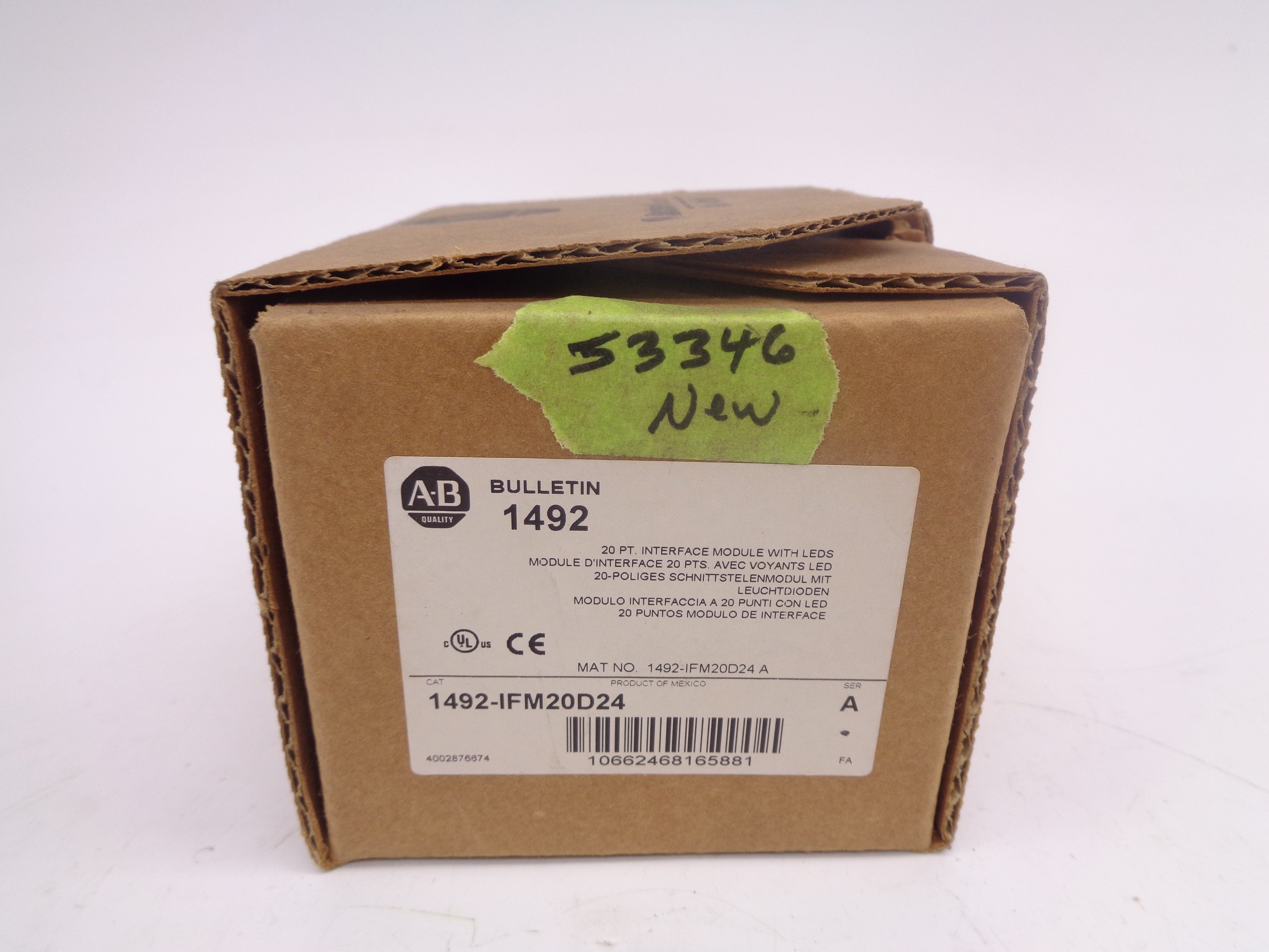 ALLEN BRADLEY 1492-IFM20D24 SER. A 10-30VAC/DC (BR/WH) NSMP