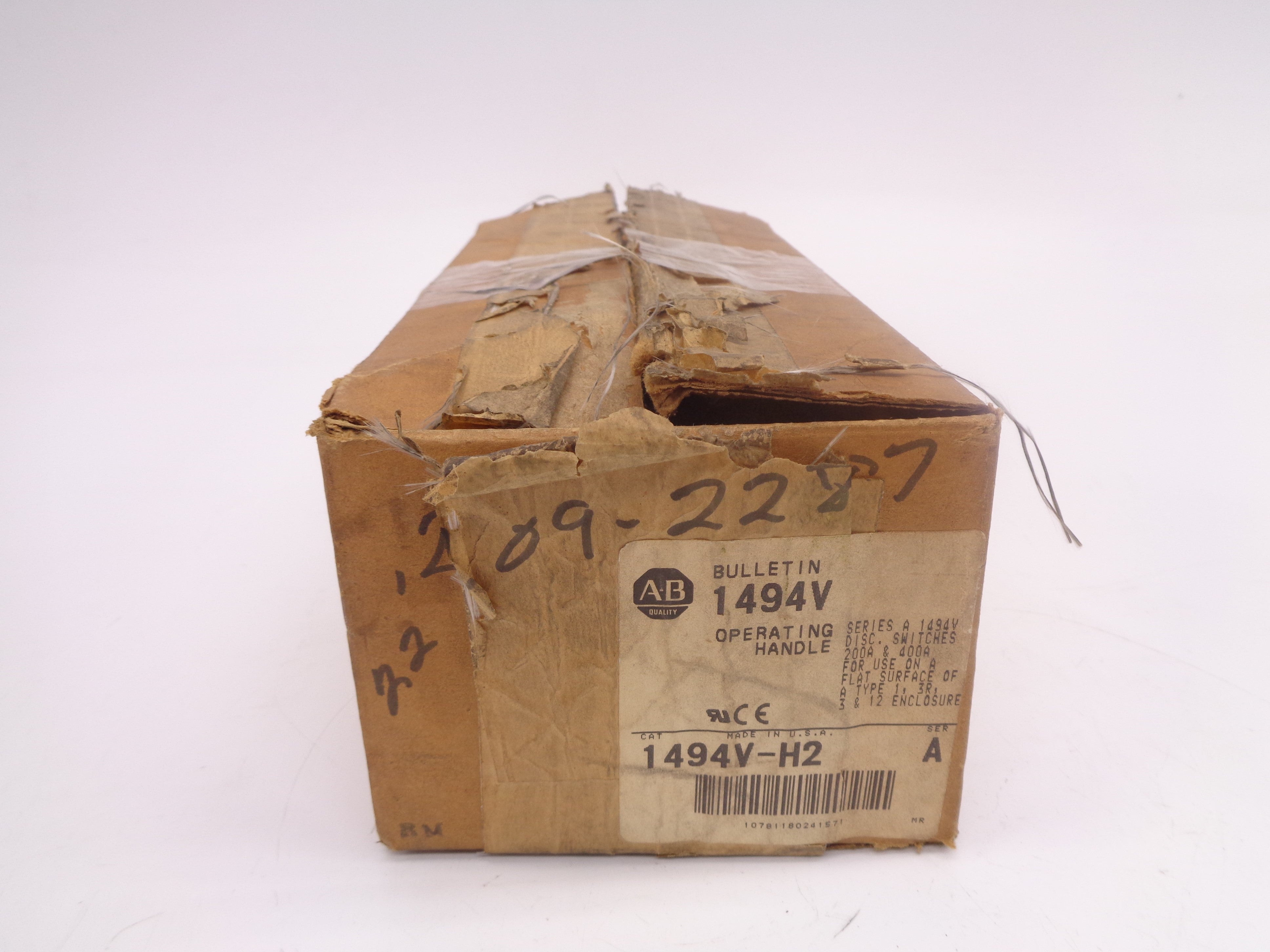 ALLEN BRADLEY 1494V-H2 SER. A (BR/WH) NSMP