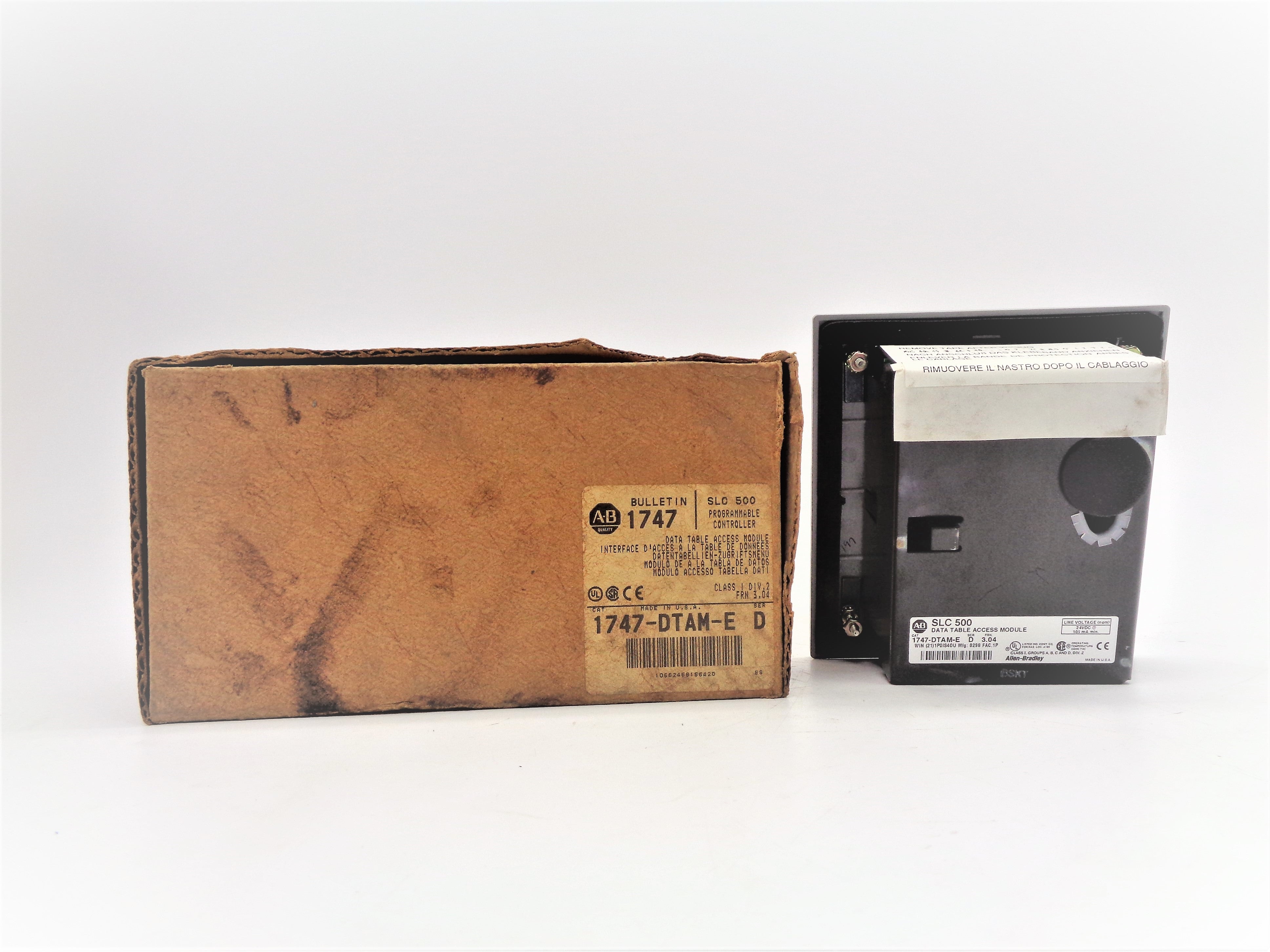 ALLEN BRADLEY 1747-DTAM-E SER. D F/W 3.04 NSMP