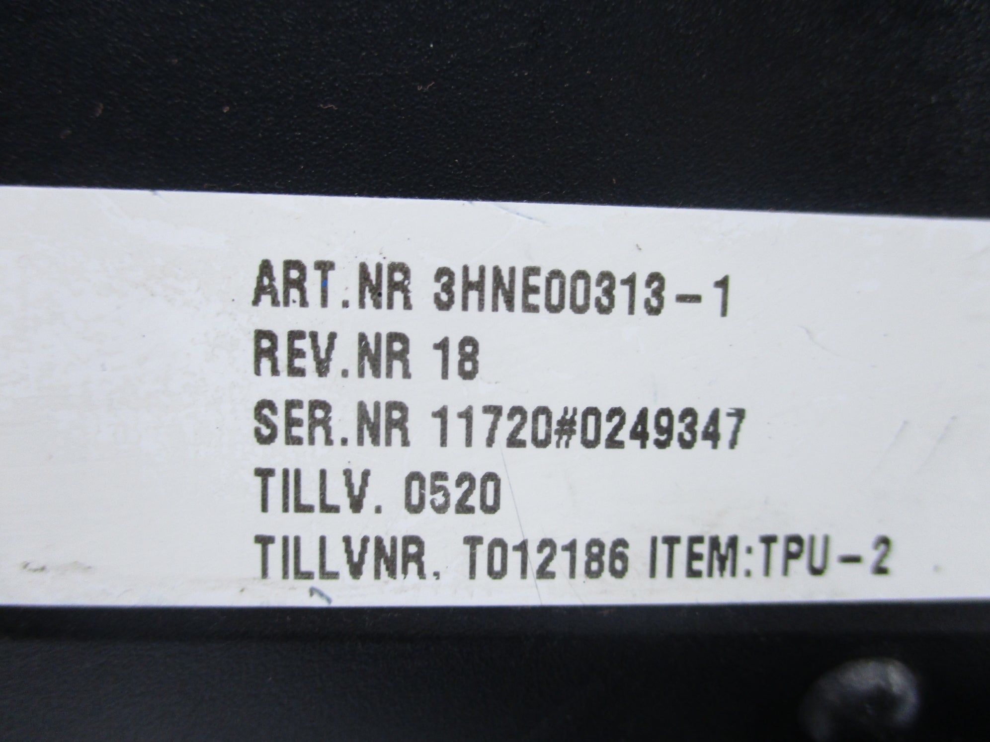 ABB 3HNE00313-1 REMAN