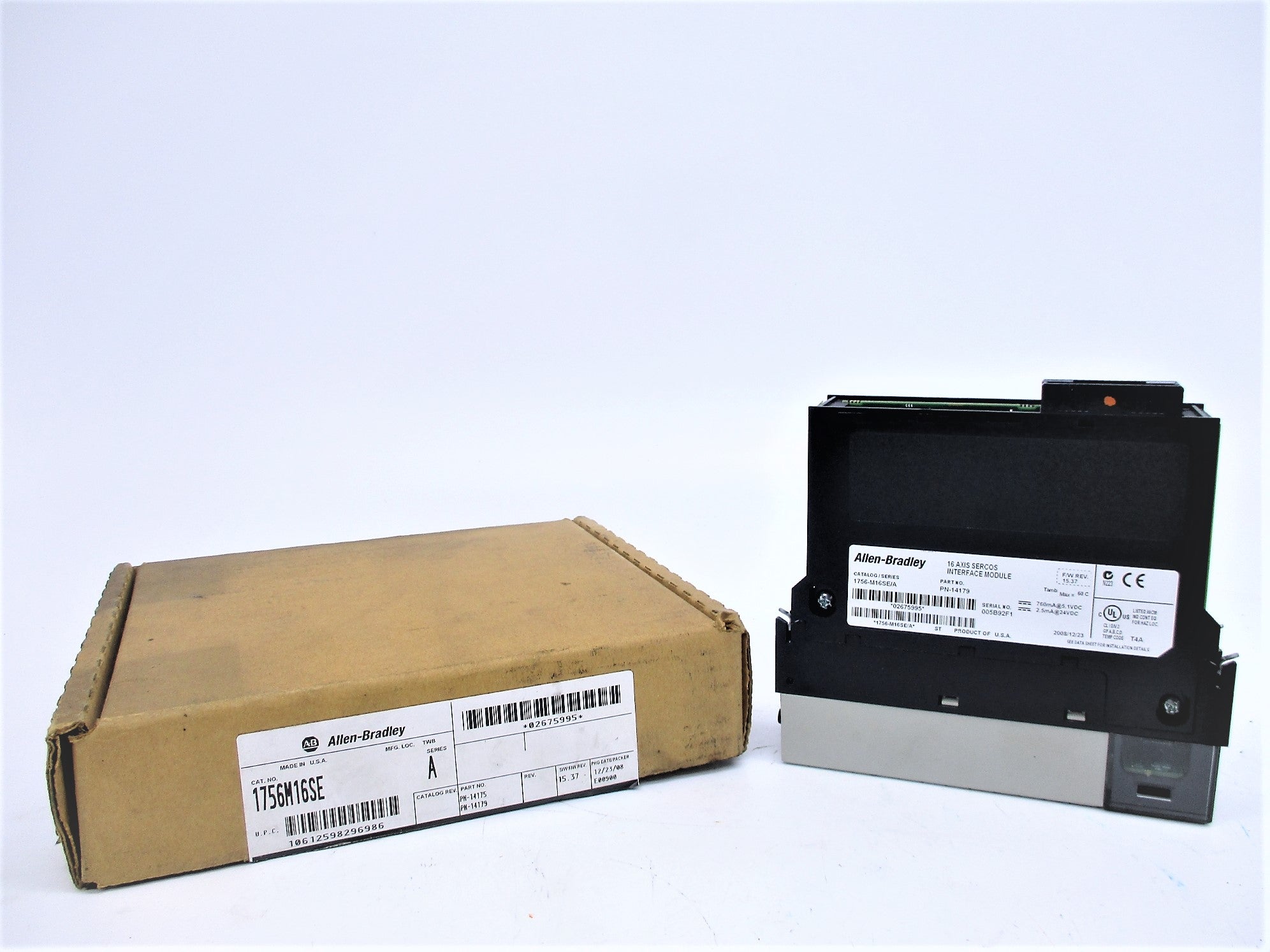 ALLEN BRADLEY 1756M16SE SER. A F/W 15.37 (BR/WH) NSMP