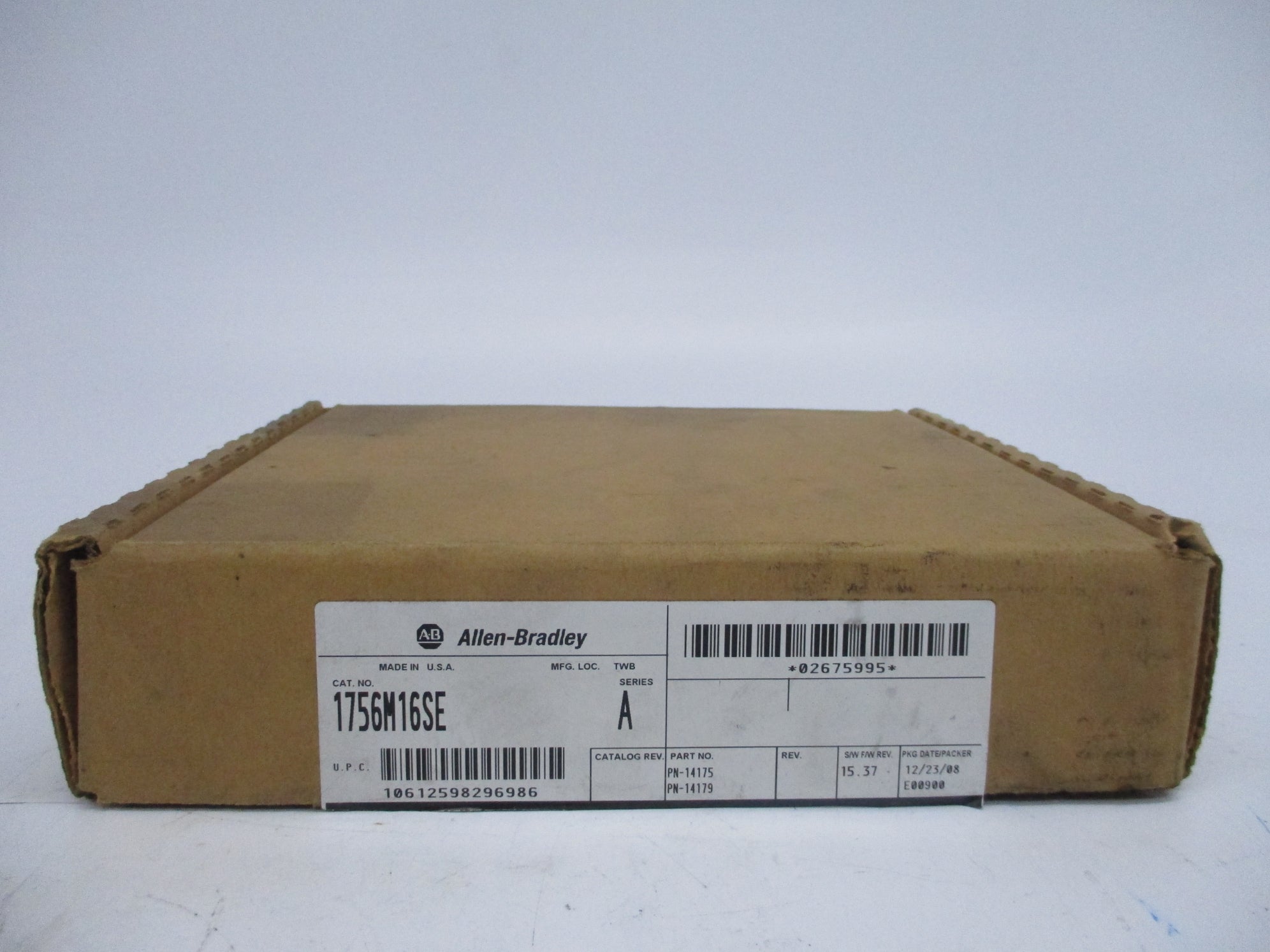 ALLEN BRADLEY 1756M16SE SER. A F/W 15.37 (BR/WH) NSMP