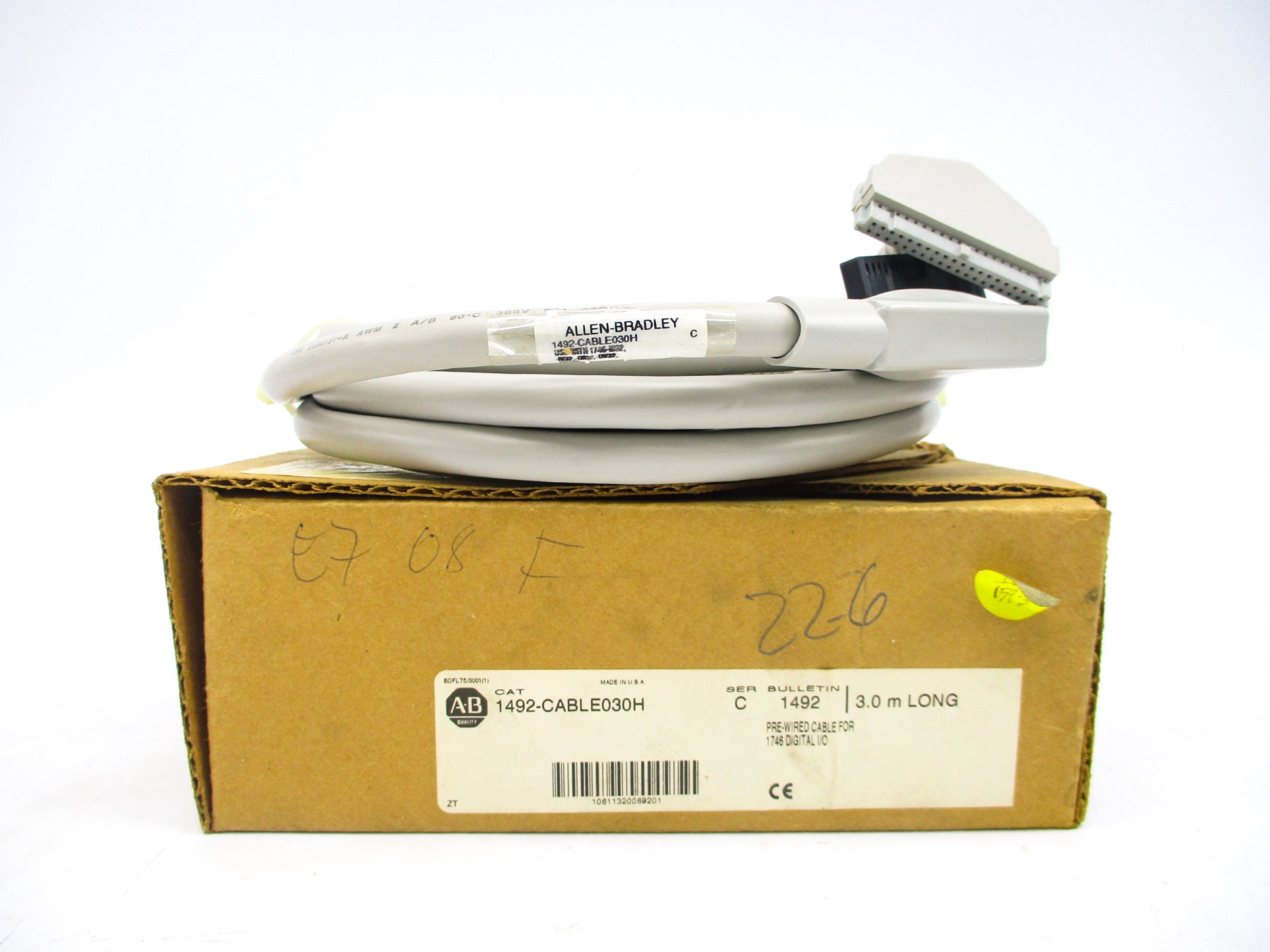 ALLEN BRADLEY 1492-CABLE030H SER. C (BR/WH) NSMP