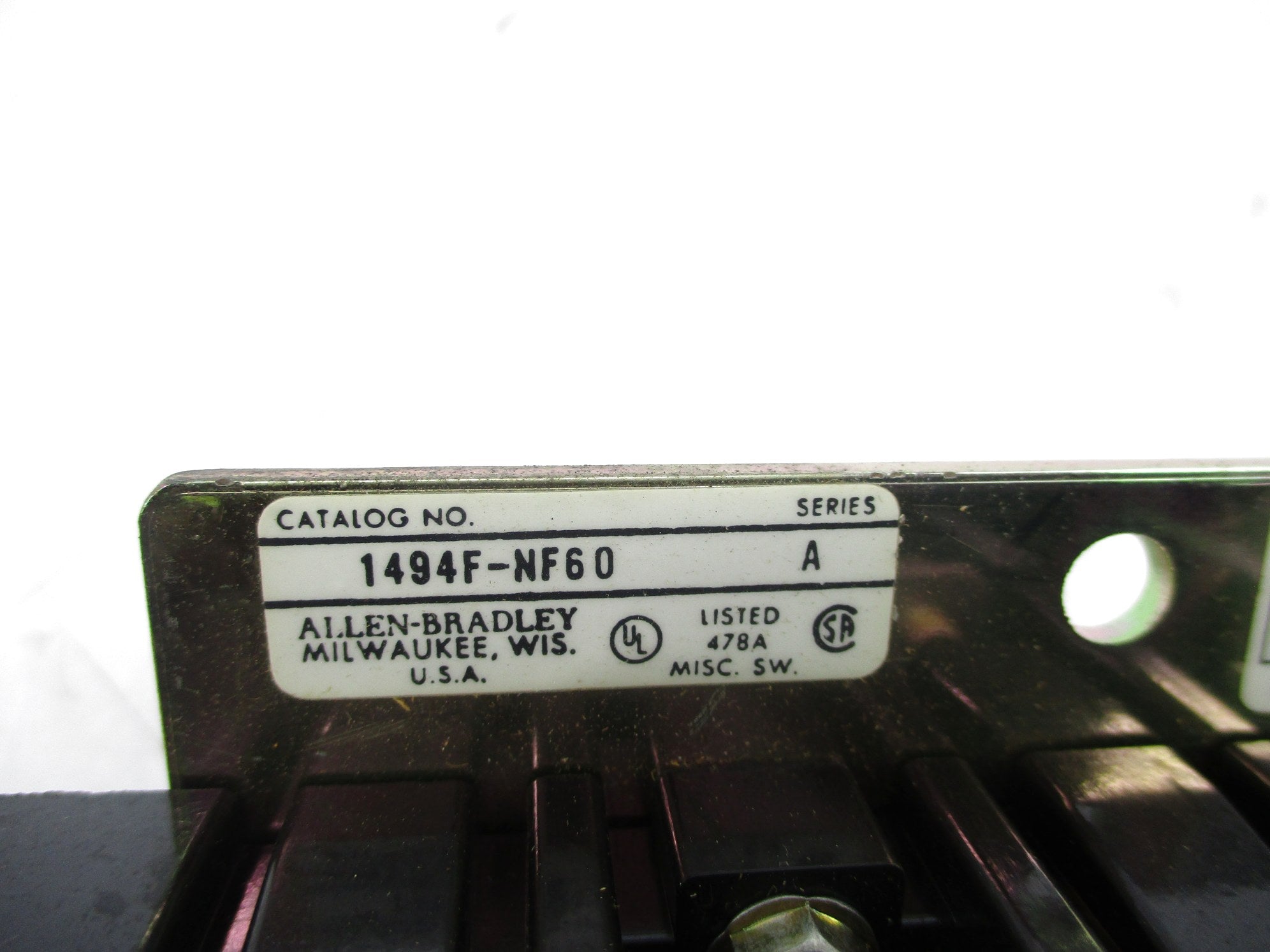 ALLEN BRADLEY 1494F-NF60 SER. A NSNP