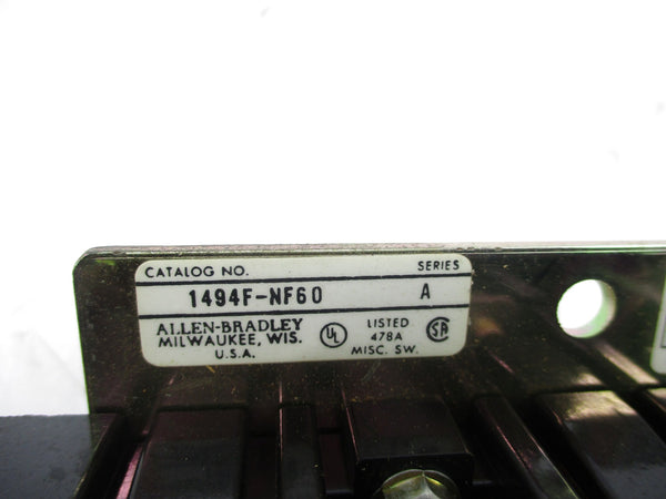 ALLEN BRADLEY 1494F-NF60 SER. A NSNP