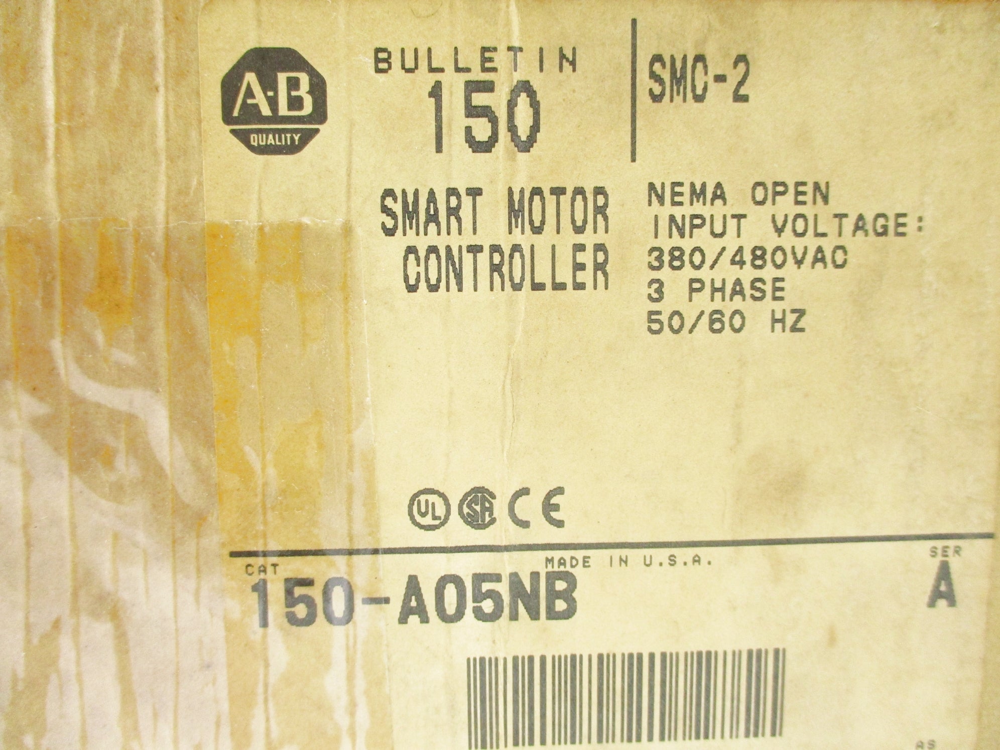 ALLEN BRADLEY 150-A05NB SER. A (BR/WH) NSFS