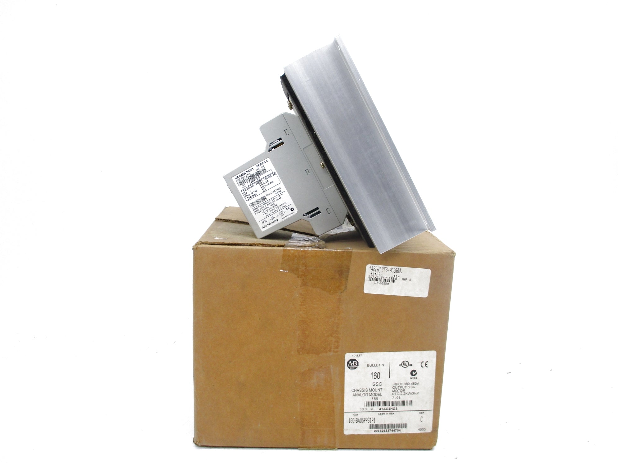 ALLEN BRADLEY 160-BA06PPS1P1 SER. C F/W 7.06 (BR/WH) NSMP