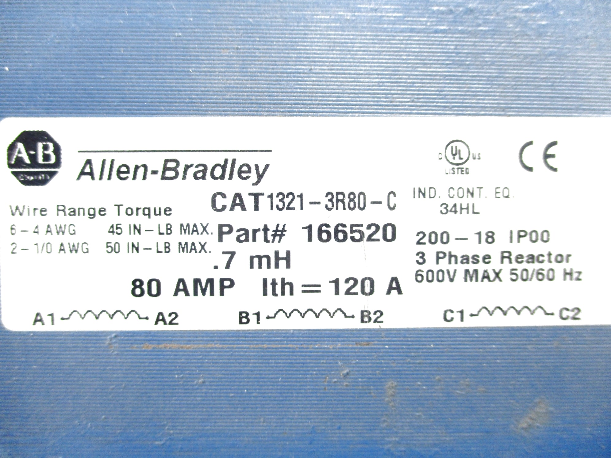 ALLEN BRADLEY 1321-3R80-C UNMP