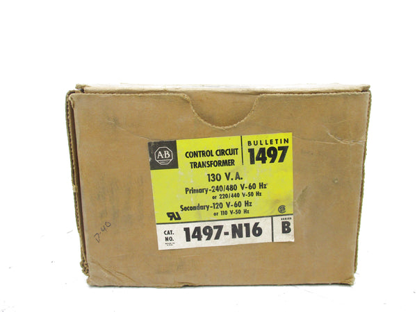 ALLEN BRADLEY 1497-N16 SER. B 240/480V (BR/YL) NSMP