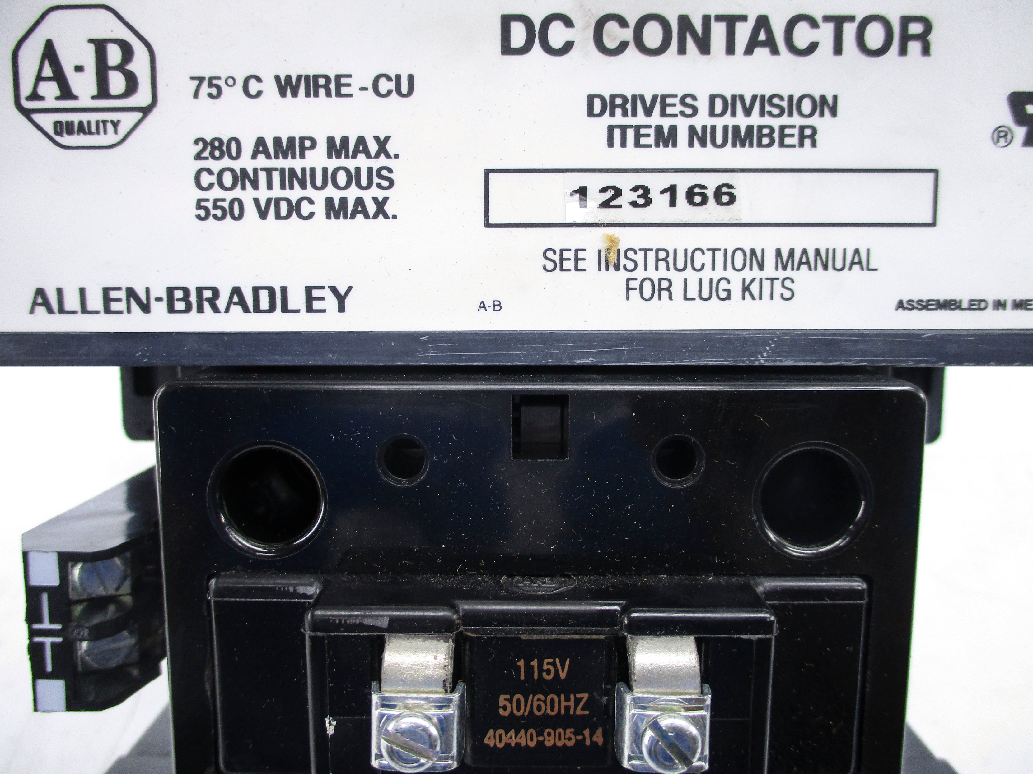 ALLEN BRADLEY 123166 115V NSNP