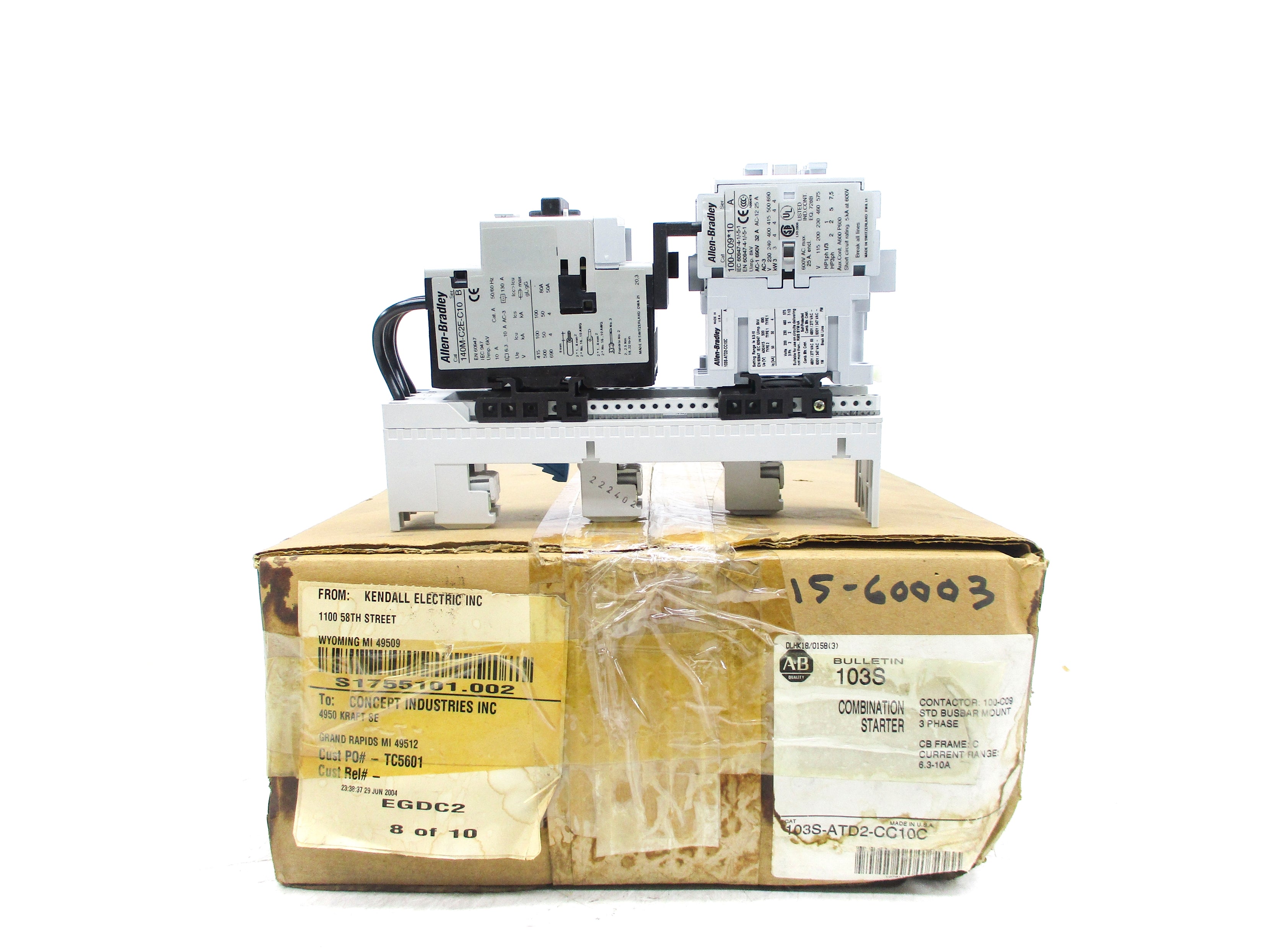 ALLEN BRADLEY 103S-ATD2-CC10C SER. A (BR/WH) NSMP
