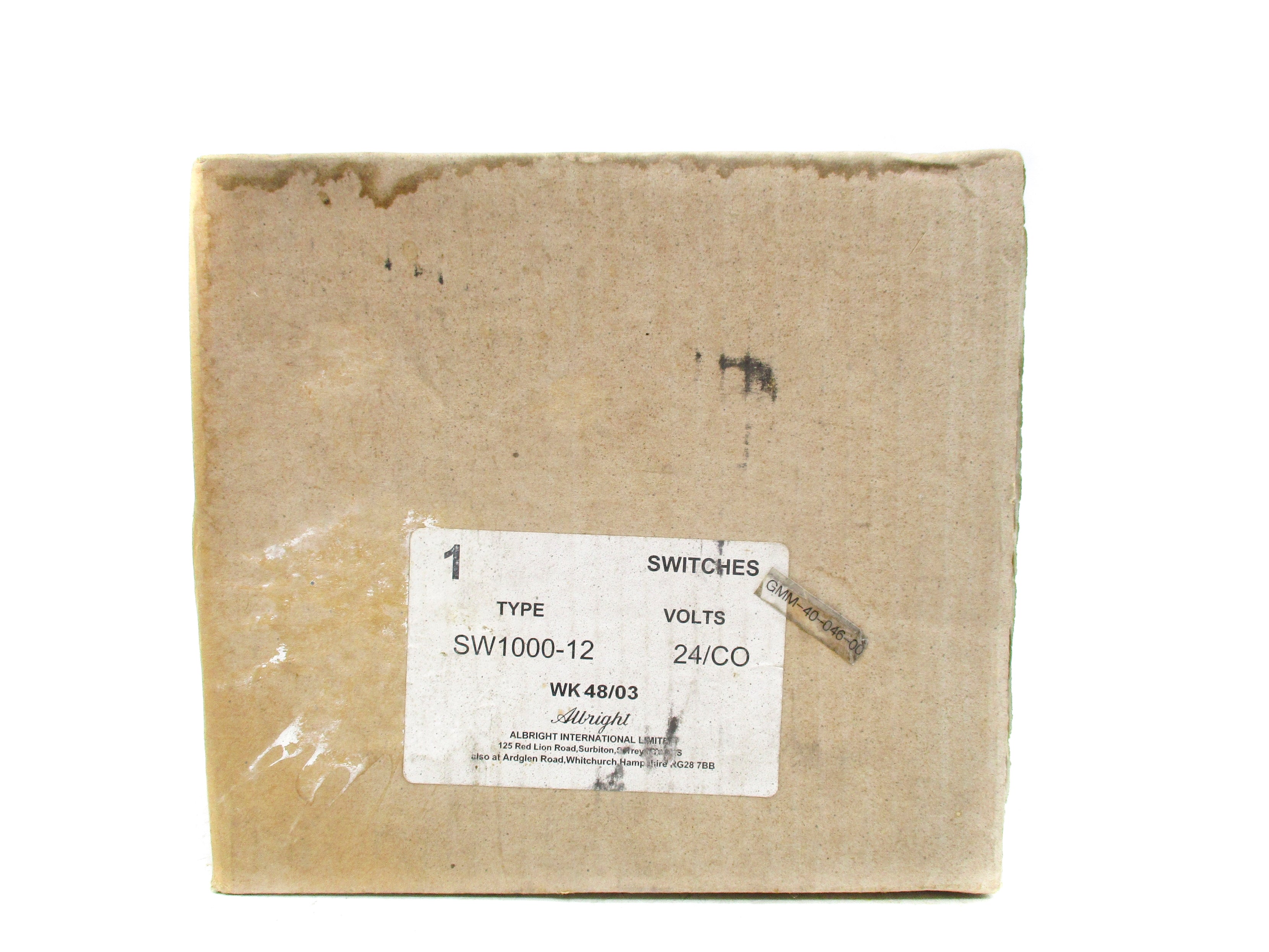 ALBRIGHT SW1000-12 24VDC NSFS