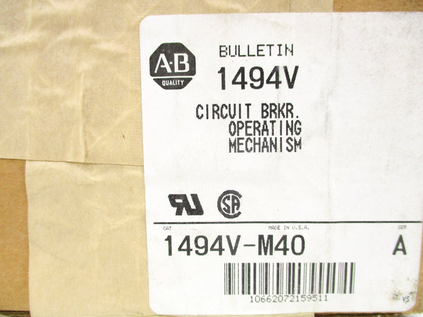 ALLEN BRADLEY 1494V-M40 SER. A (BR/WH) NSFS