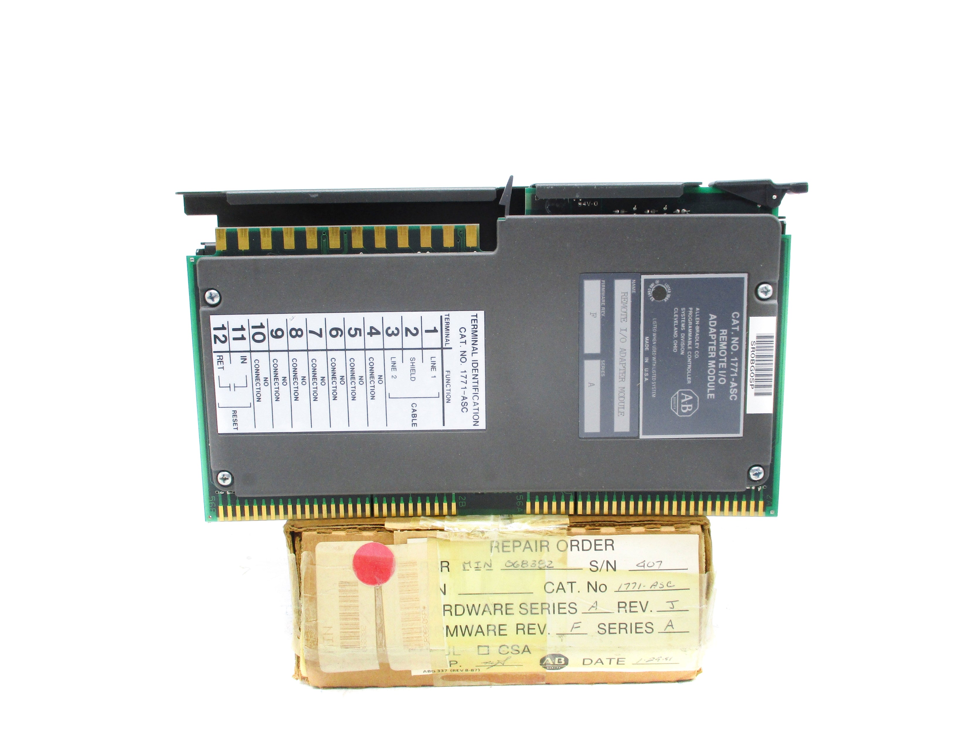 ALLEN BRADLEY 1771-ASC SER. A REMAN