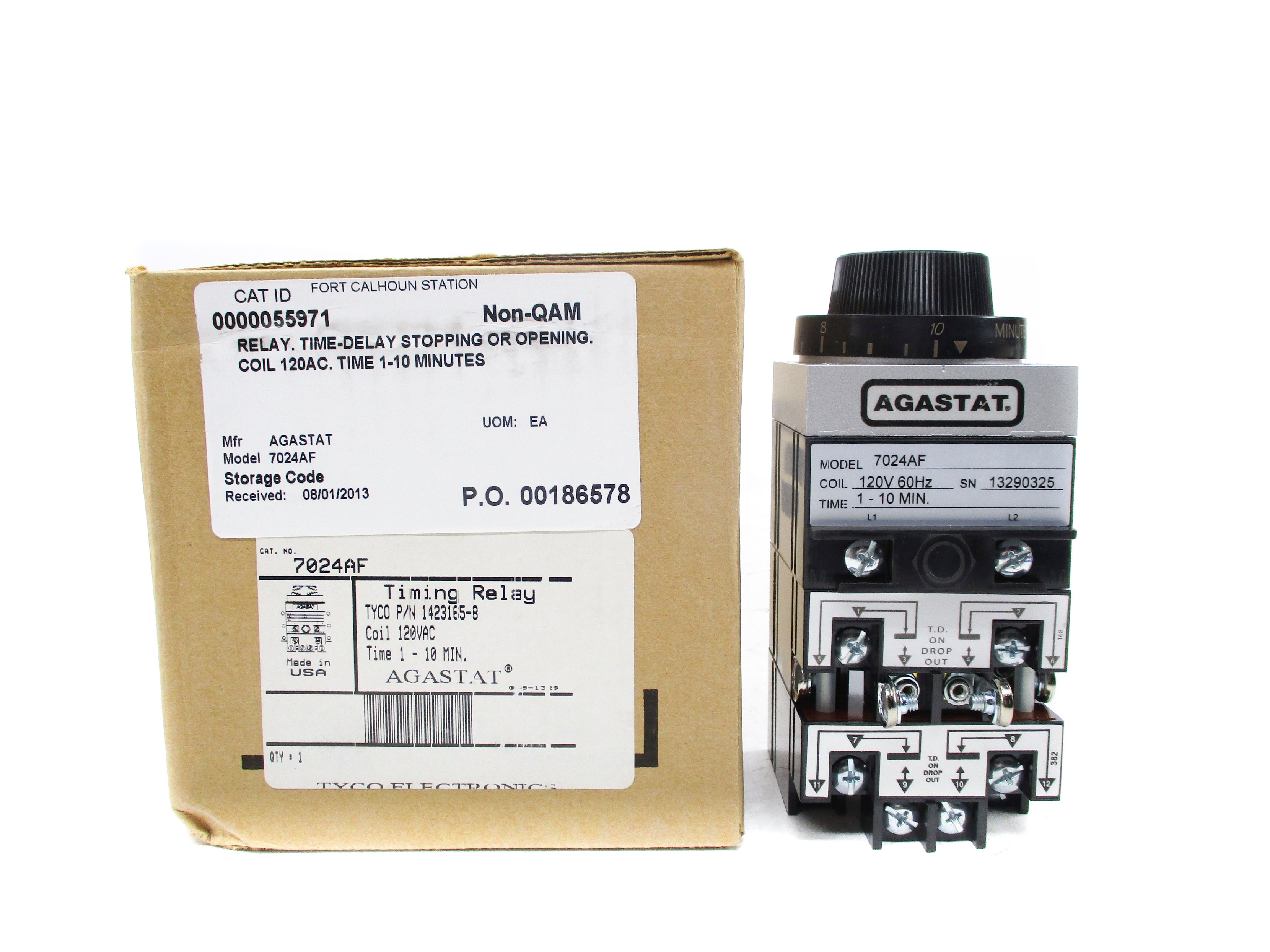 AGASTAT 7024AF 120VAC 1-10MIN NSMP