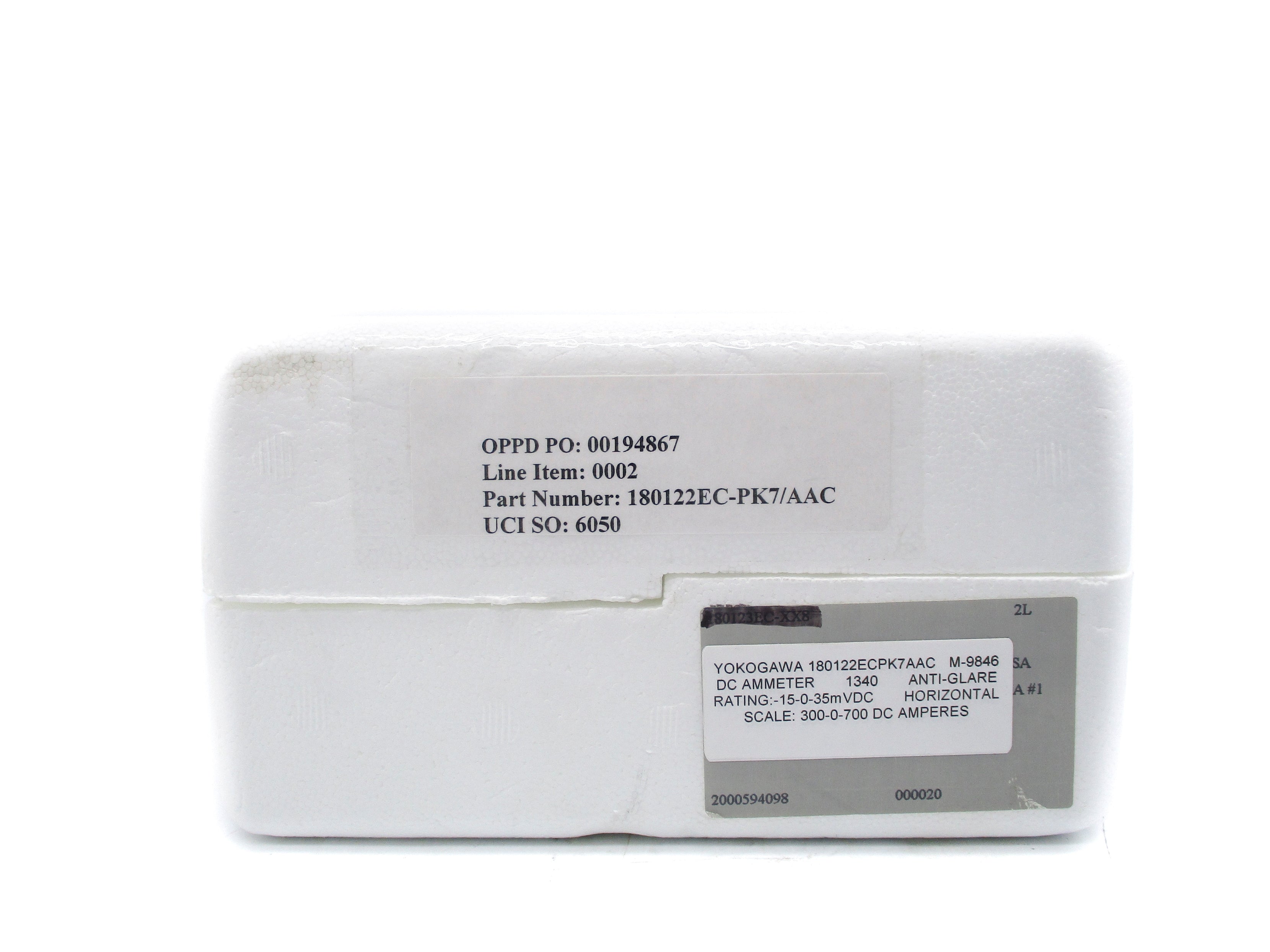 YOKOGAWA 180122ECPK7AAC 0-700A NSMP