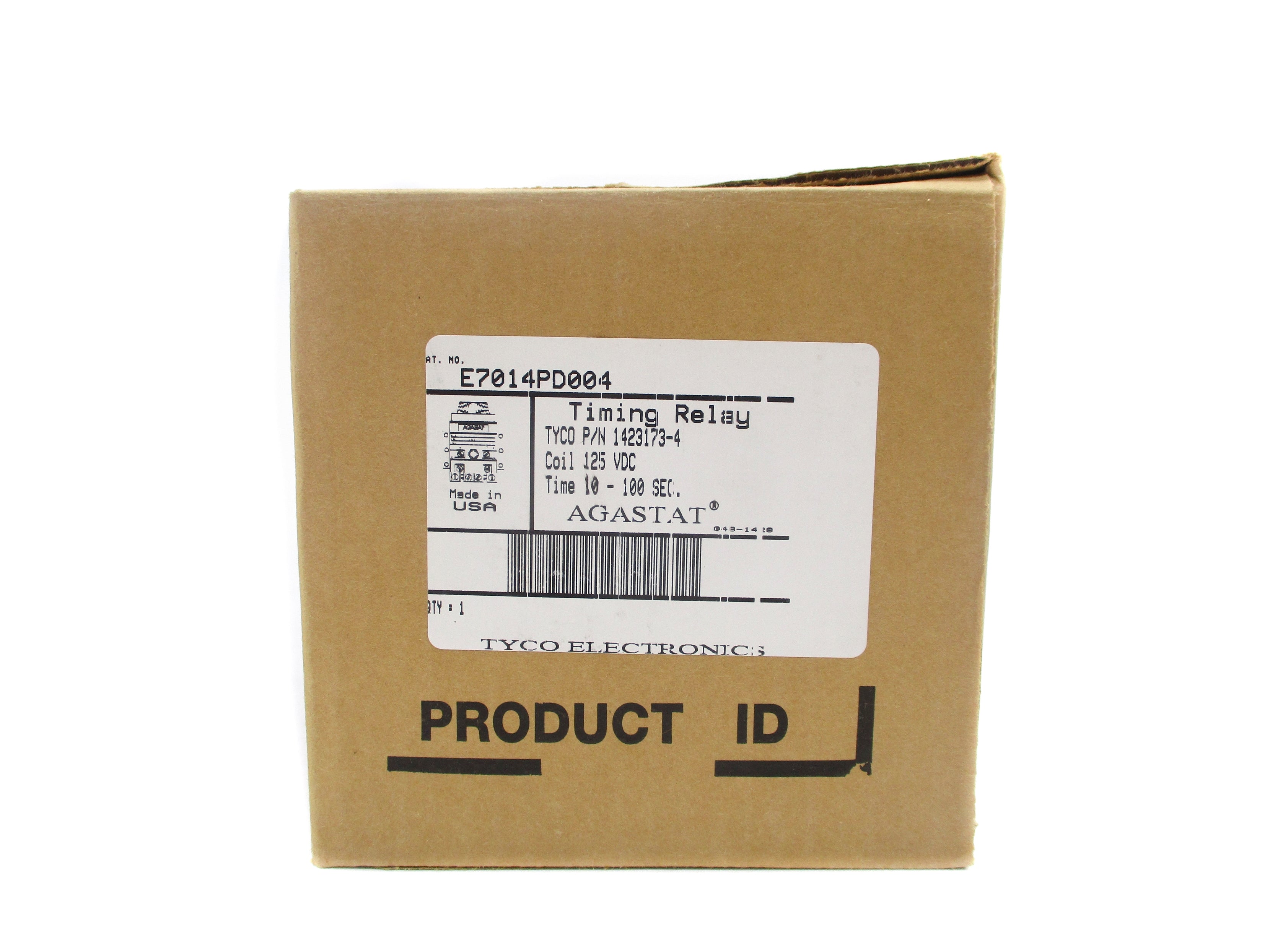 AGASTAT E7014PD004 10-100SEC 125VDC NSMP