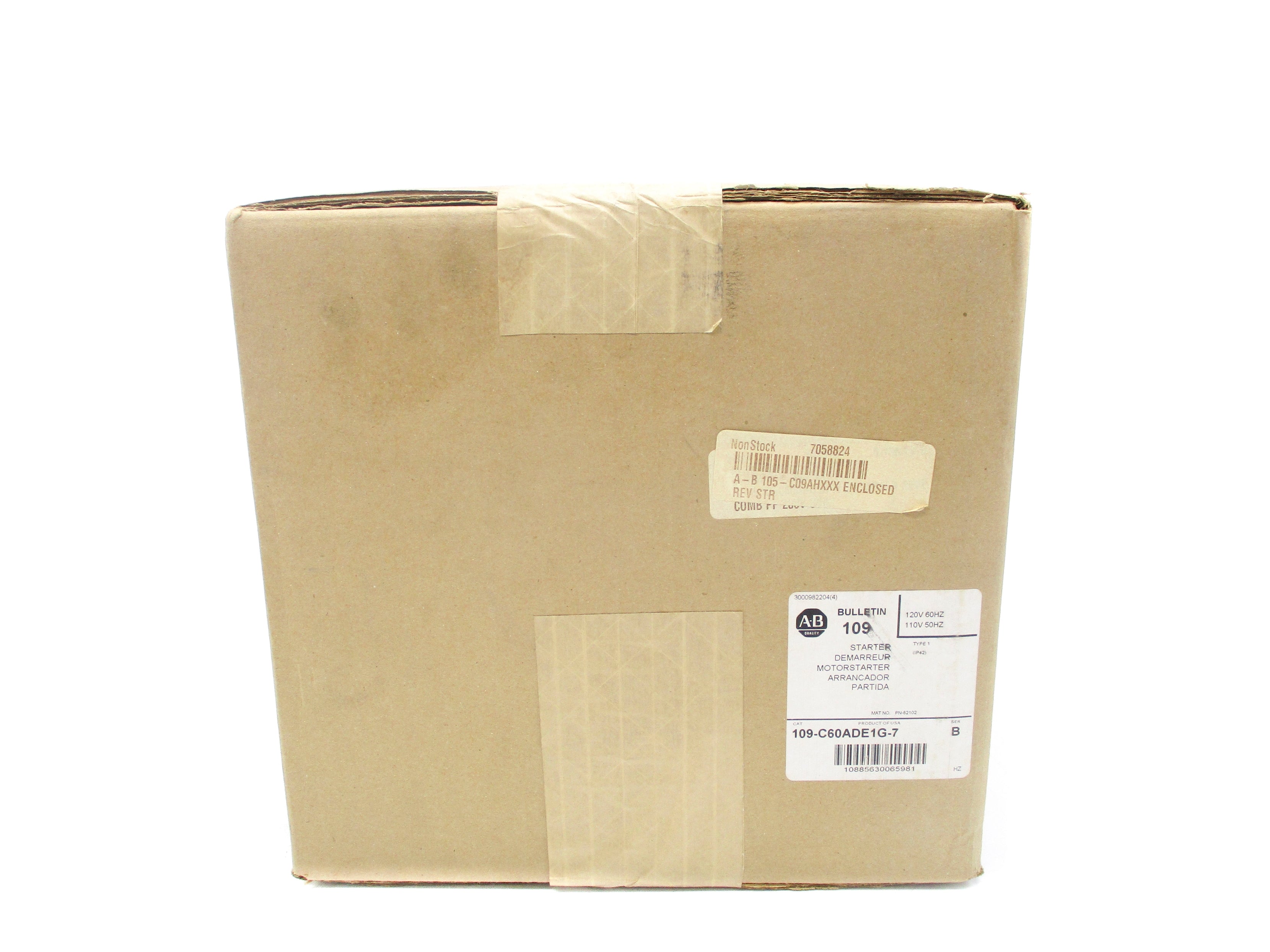 ALLEN BRADLEY 109-C60ADE1G-7 SER.B (BR/WH) NSFS