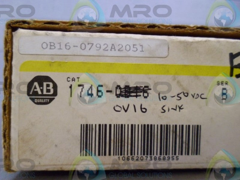 ALLEN BRADLEY 1746-OV16 SER. B  NSMP