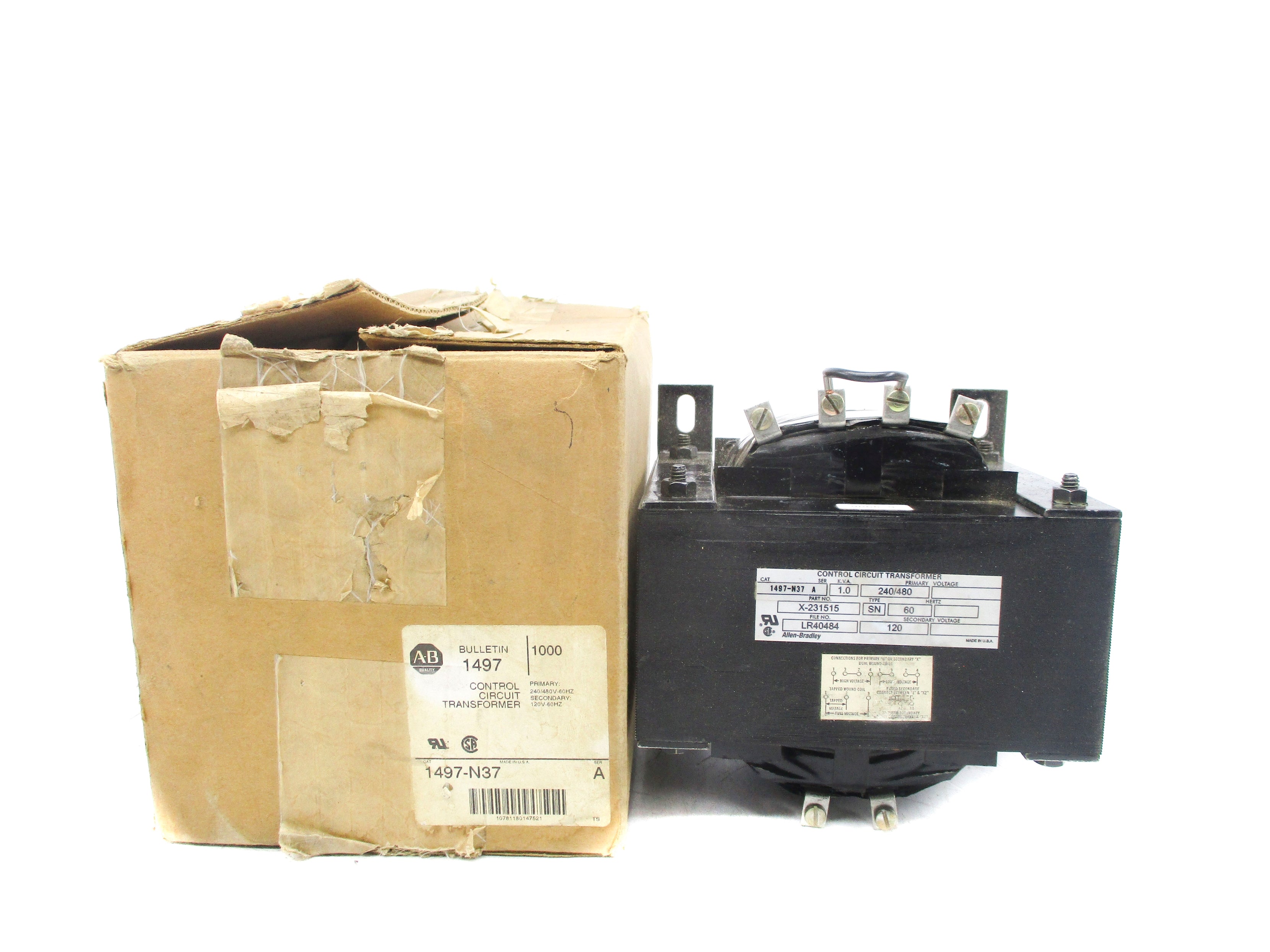 ALLEN BRADLEY 1497-N37 SER. A 240/480V NSMP