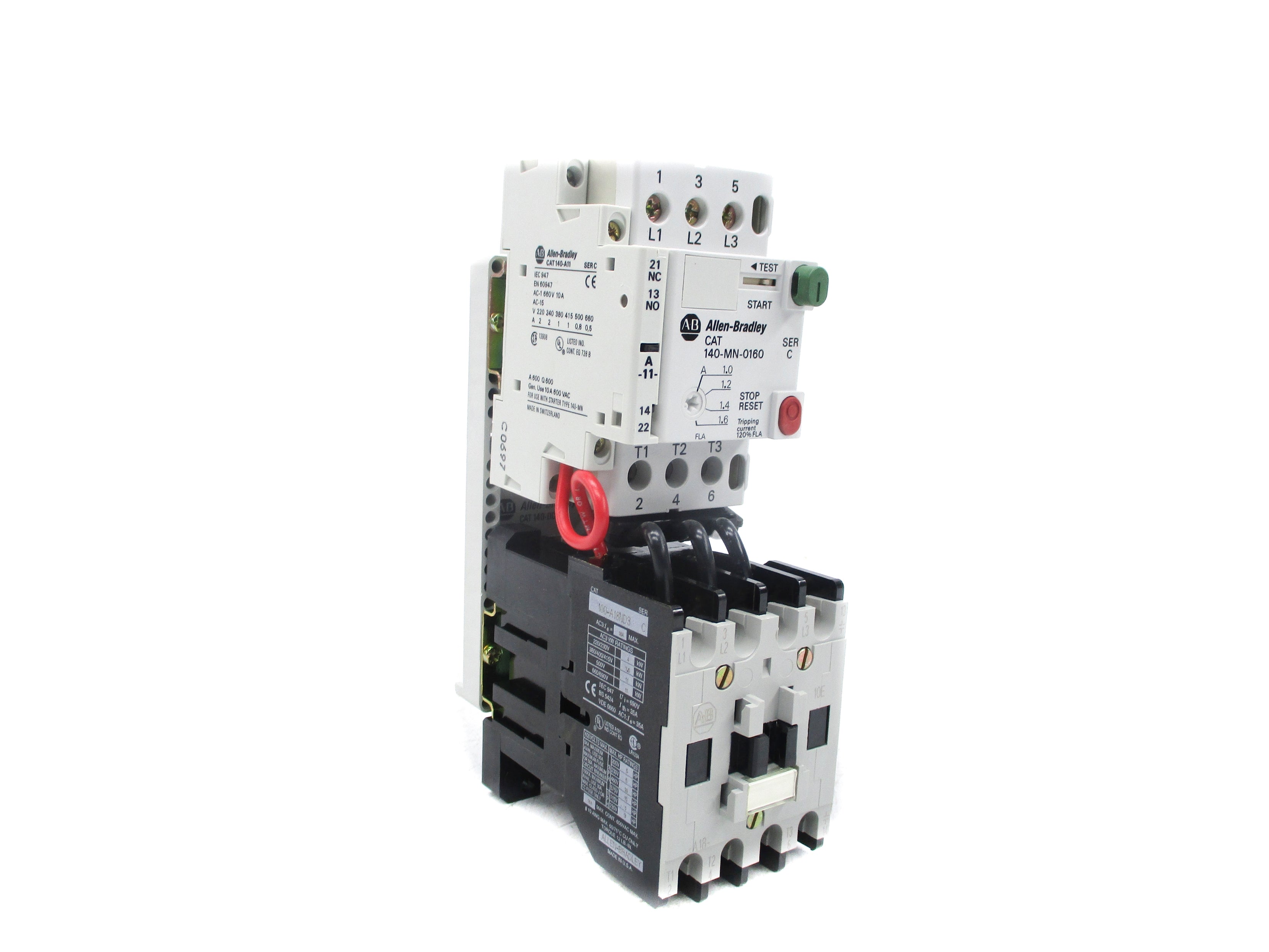 ALLEN BRADLEY 140-CNDF-989 (BR/YL) NSMP