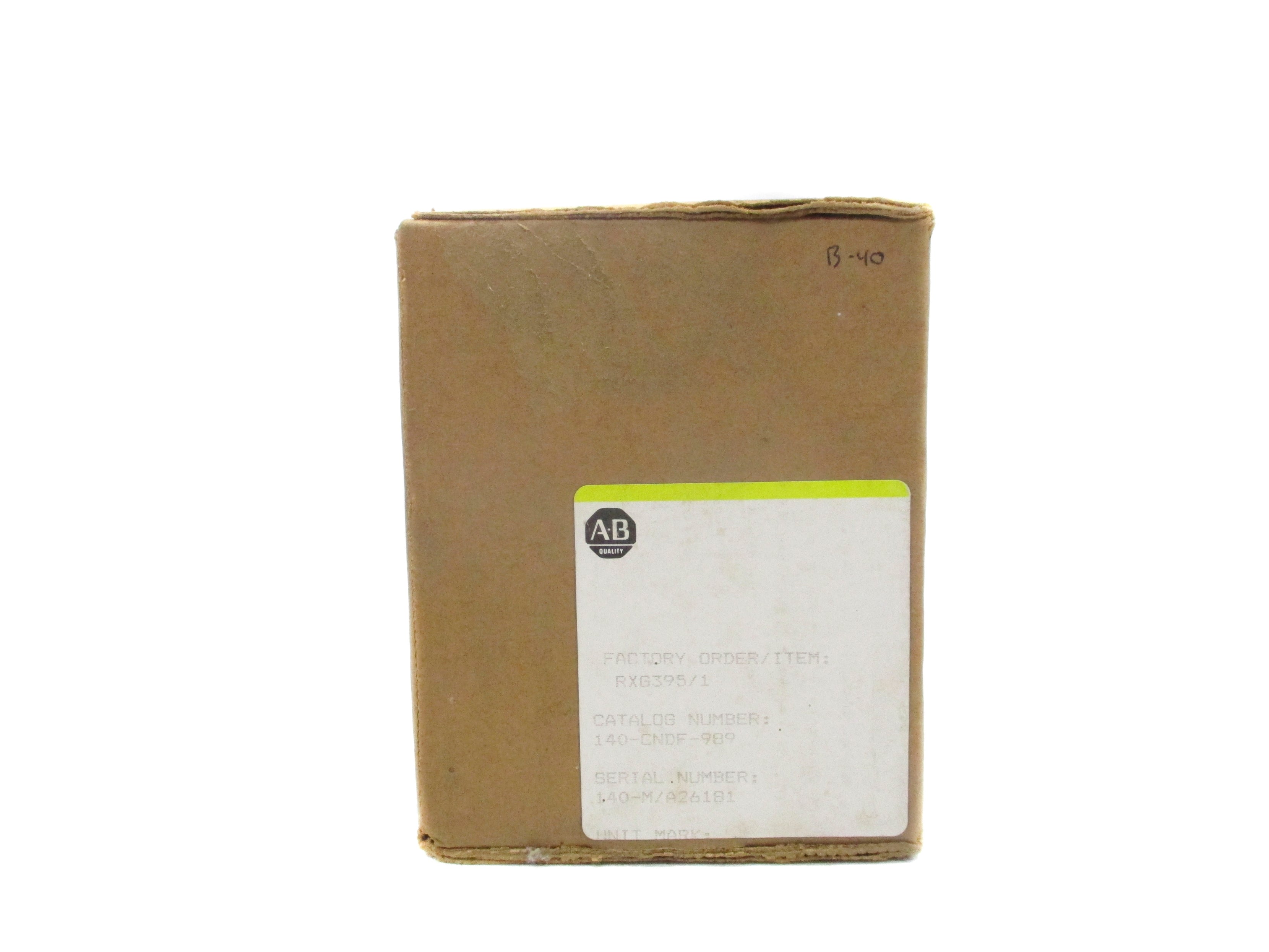 ALLEN BRADLEY 140-CNDF-989 (BR/YL) NSMP