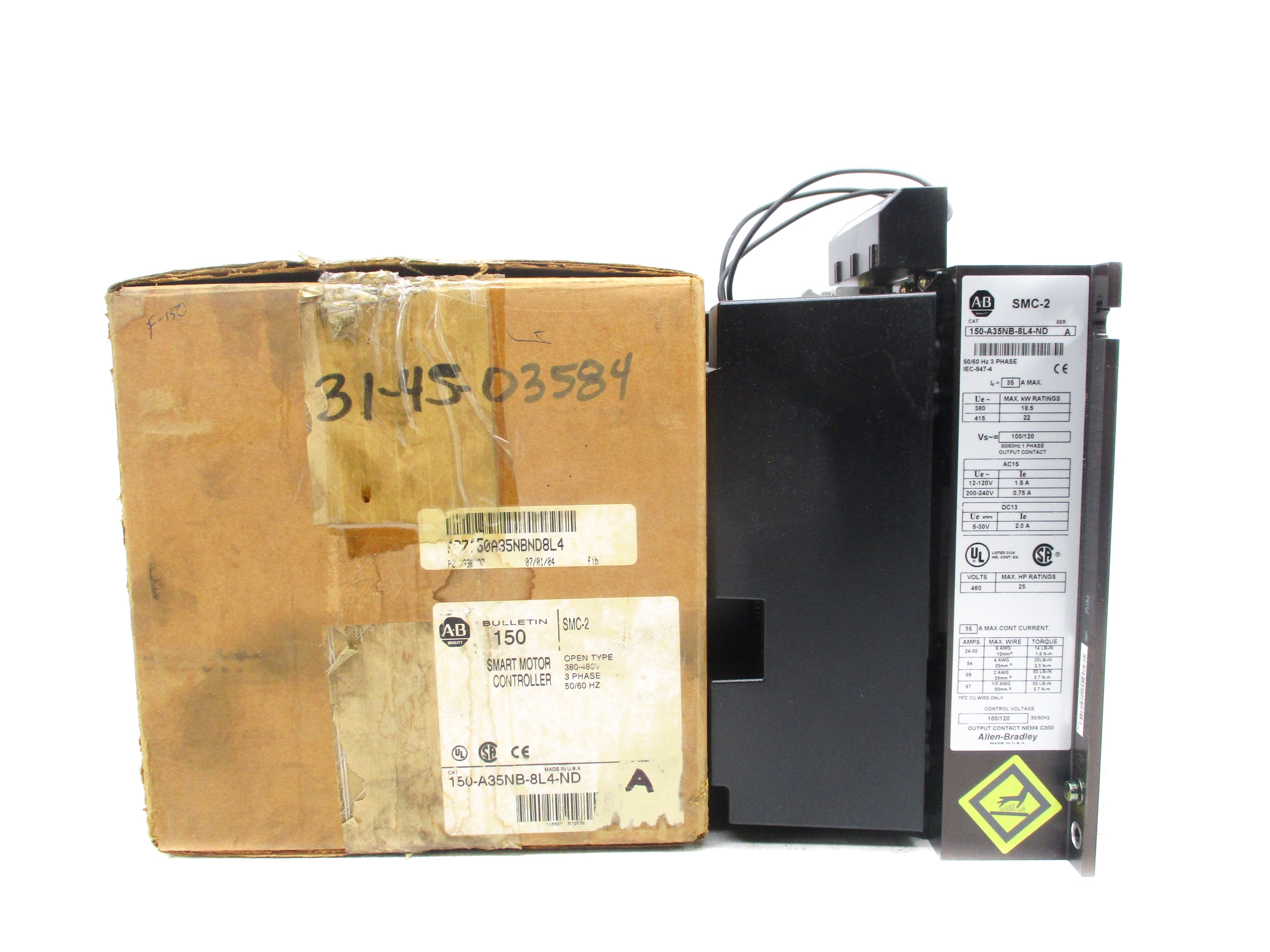 ALLEN BRADLEY 150-A35NB-8L4-ND SER. A (BR/WH) NSMP