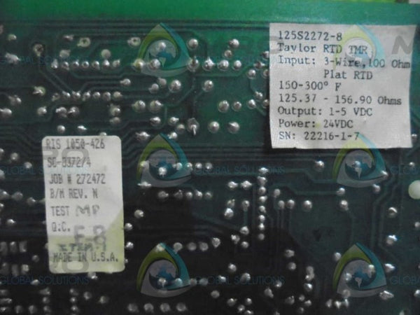 TAYLOR 125S2272-8 OUTPUT BOARD  UNMP