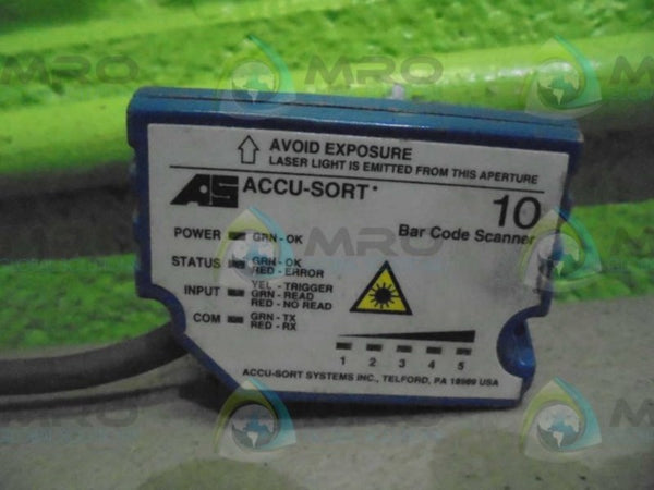 ACCU-SORT 10A00-05-EM BARCODE SCANNER  UNMP