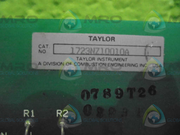 TAYLOR 1723NZ10010A INPUT CONFIGURATION BOARD  UNMP