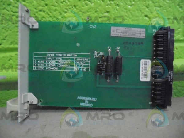 TAYLOR 1723NZ10010A INPUT CONFIGURATION BOARD  UNMP