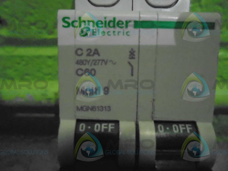 SCHNEIDER MGN61313 CIRCUIT BREAKER 2A  UNMP