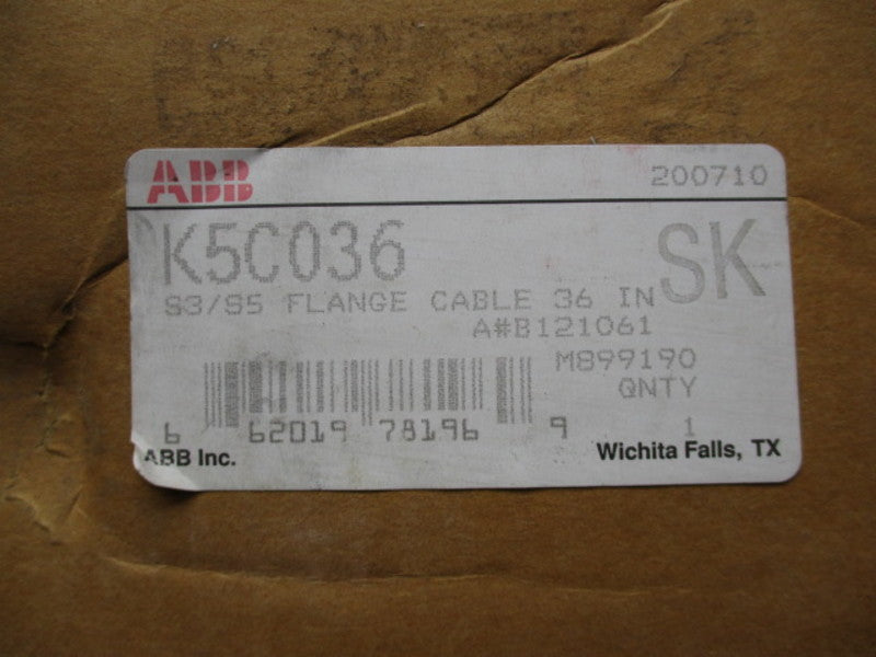 ABB K5C036 FLANGE CABLE 36"  NSMP