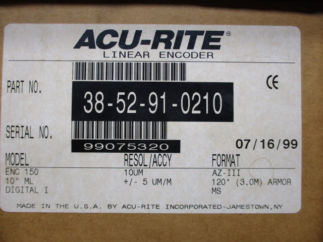 ACU-RITE 38-52-91-0210 NSNP