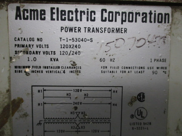 ACME T-1-53040-S UNMP