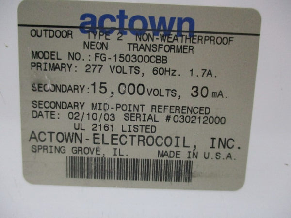 ACTOWN FG-150300CBB (15030-0G-277V) NSMP