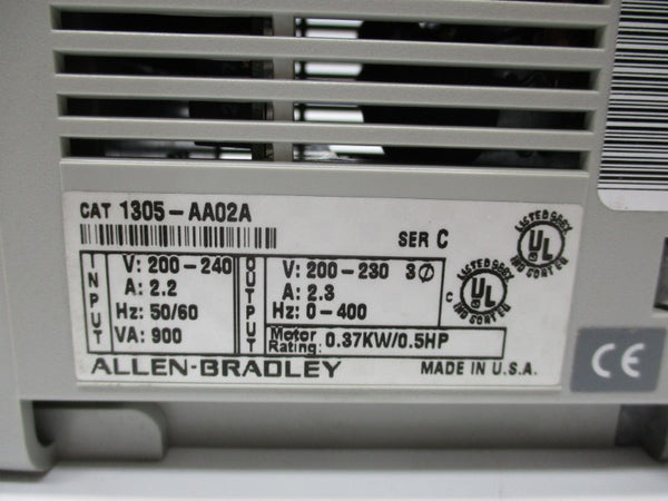 ALLEN BRADLEY 1305-AA02A SER. C F/W 6.01 NSMP