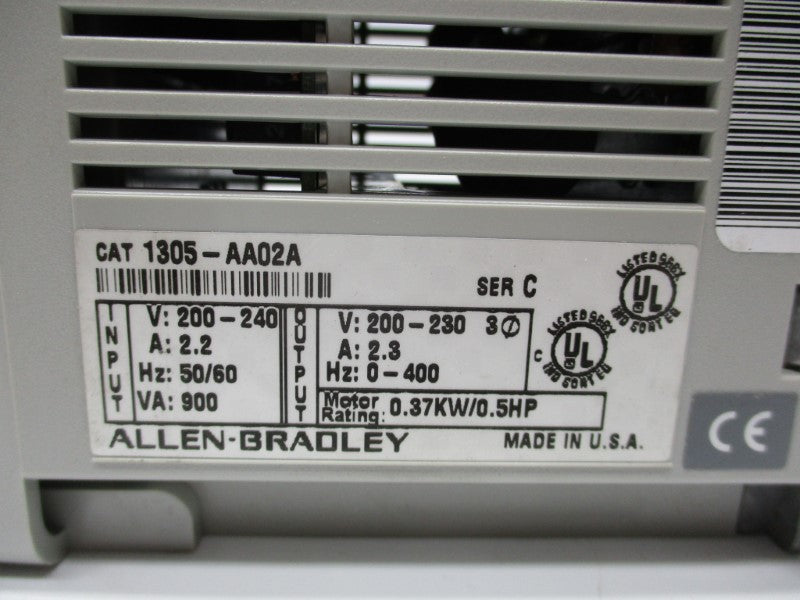 ALLEN BRADLEY 1305-AA02A SER. C F/W 6.01 NSMP