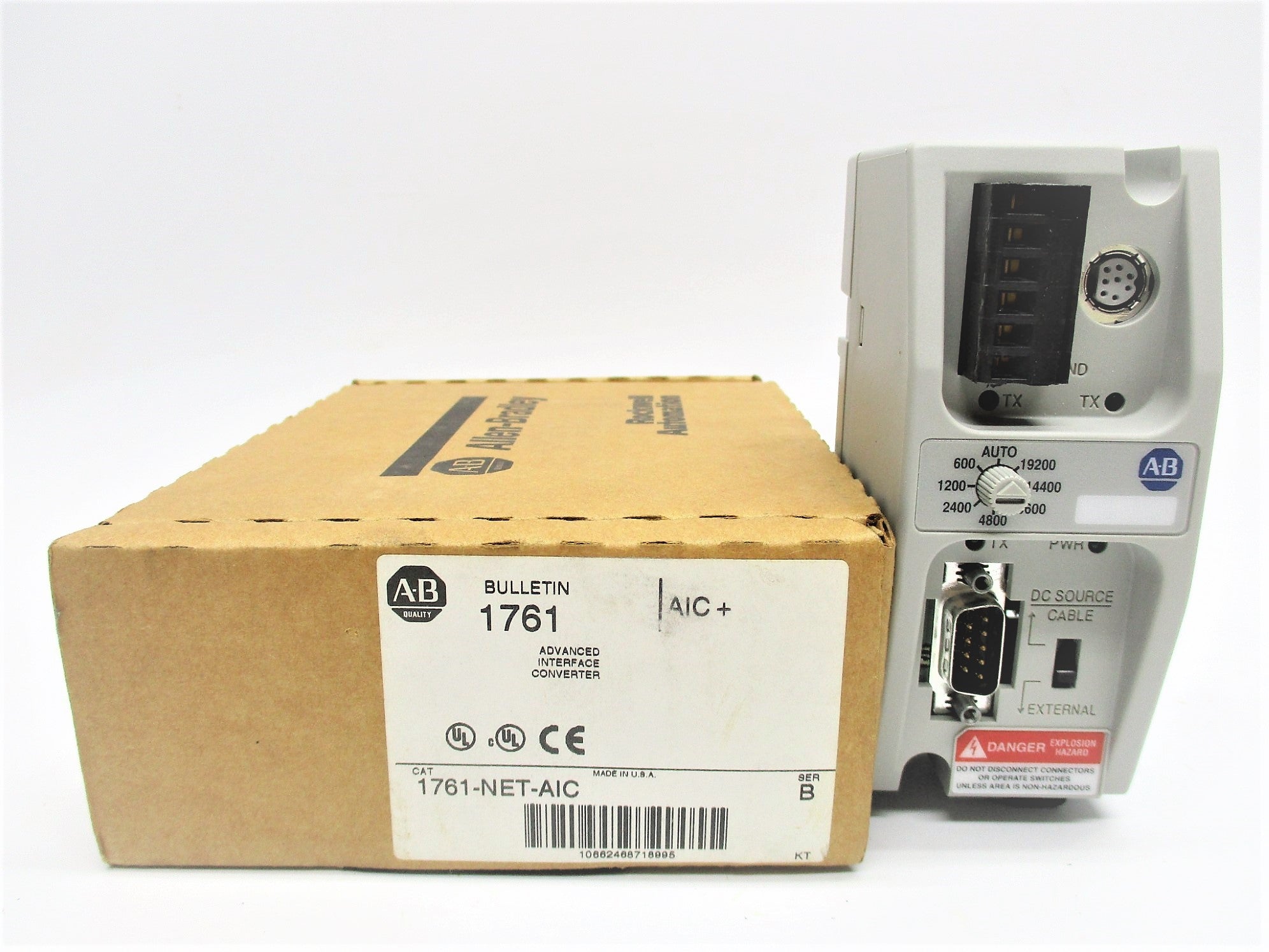 ALLEN BRADLEY 1761-NET-AIC SER. B 24VDC NSMP