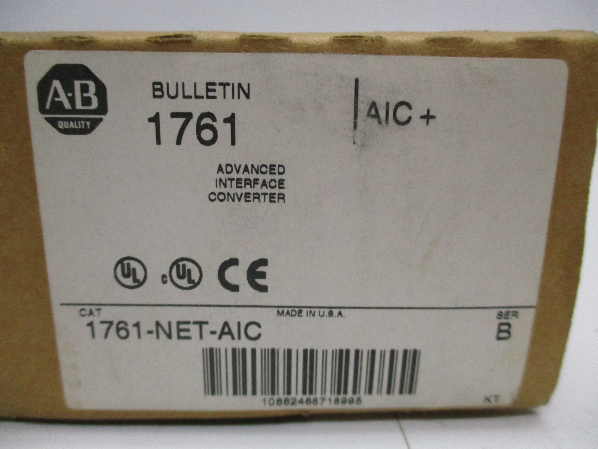 ALLEN BRADLEY 1761-NET-AIC SER. B 24VDC NSMP