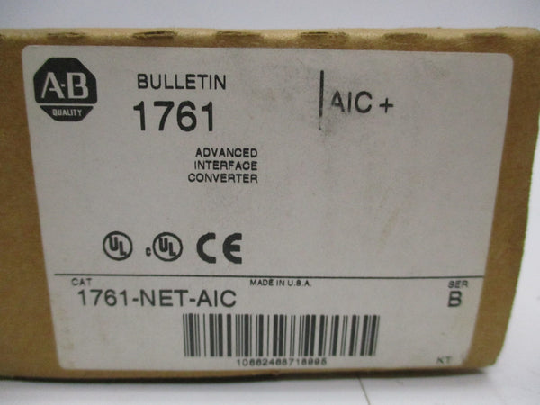 ALLEN BRADLEY 1761-NET-AIC SER. B 24VDC NSMP