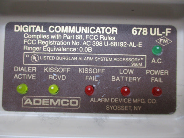ADEMCO 678UL-F NSNP
