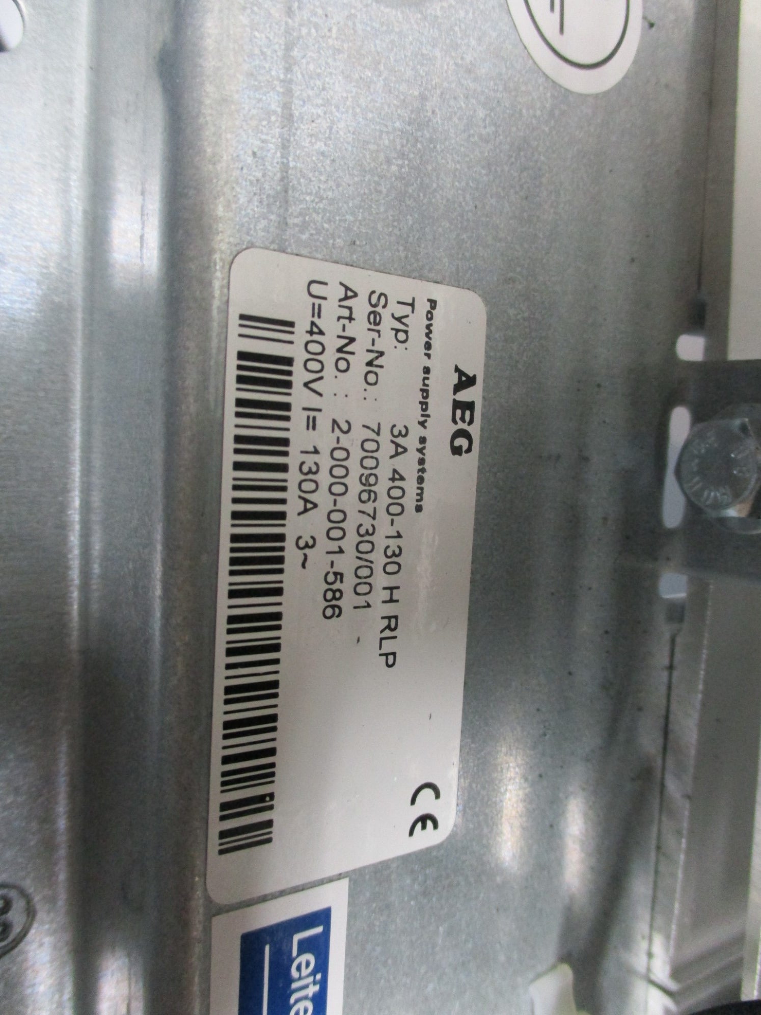 AEG 2-000-001-586 3A400-130HRLP NSNP