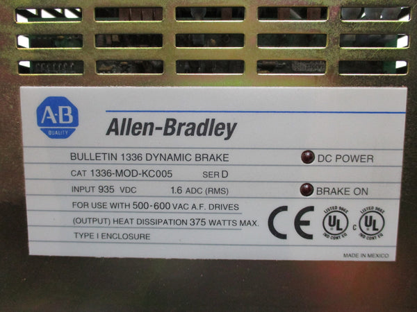 ALLEN BRADLEY 1336-MOD-KC005 SER. D NSNP