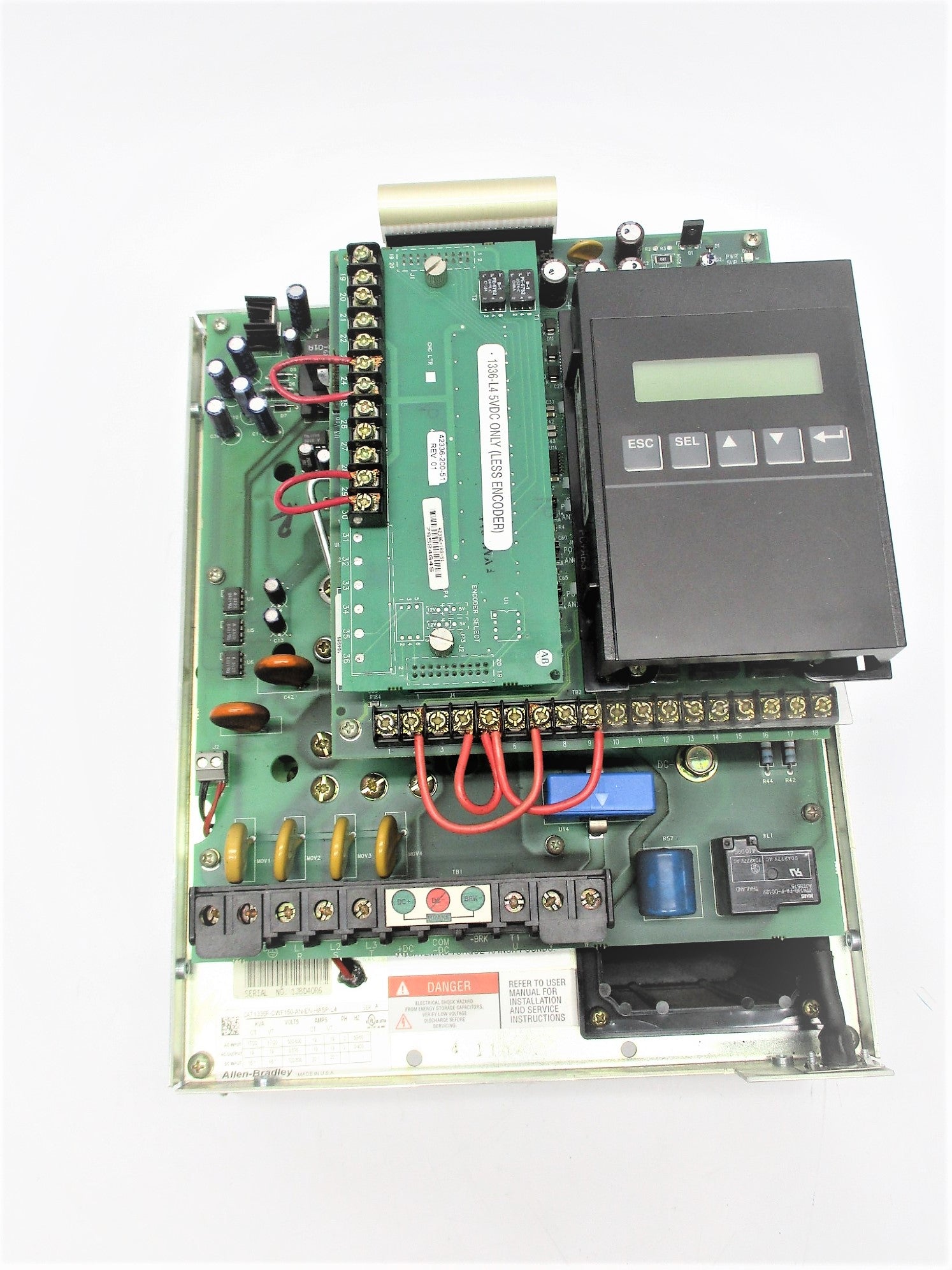 ALLEN BRADLEY 1336F-CWF150-AN-EN-HASP-L4 SER. A UNMP