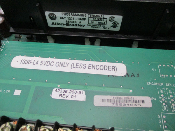 ALLEN BRADLEY 1336F-CWF150-AN-EN-HASP-L4 SER. A UNMP