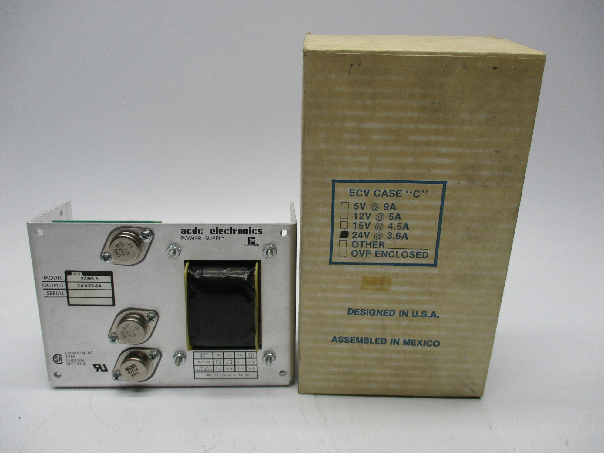 ACDC ELECTRONICS 24N3.6 NSMP