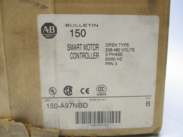 ALLEN BRADLEY 150-A97NBD SER. B F/W 3 (BR/WH) NSMP