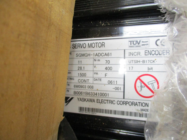 YASKAWA SGMGH-1ADCA61 NSMP